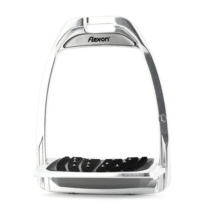 Flex-On Hunter Aluminium Stirrups in Silver-1